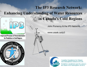 The IP3 Research Network: Enhancing Understanding of Water Resources