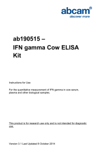 ab190515 – IFN gamma Cow ELISA Kit