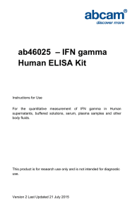 ab46025  – IFN gamma Human ELISA Kit