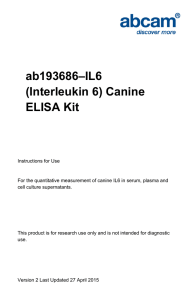 ab193686–IL6 (Interleukin 6) Canine ELISA Kit