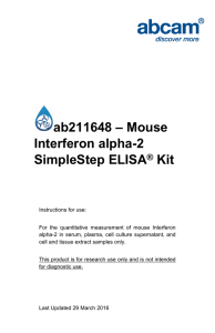 ab211648 – Mouse Interferon alpha-2 SimpleStep ELISA Kit