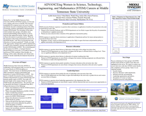 ADVANCEing Women in Science, Technology, Tennessee State University