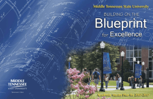 Middle Tennessee State University  Academic Master Plan for 2007-2017