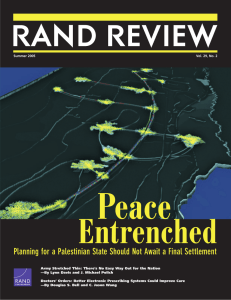 Peace  Entrenched Planning for a Palestinian State Should Not Await a Final...