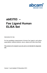 ab83703  – Fas Ligand Human ELISA Set