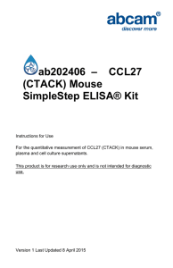 ab202406  –    CCL27 (CTACK) Mouse SimpleStep ELISA® Kit