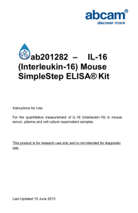 ab201282  – IL-16 (Interleukin-16) Mouse SimpleStep ELISA®