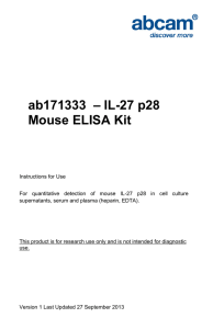 ab171333  – IL-27 p28 Mouse ELISA Kit
