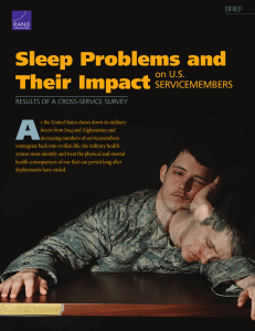 A Sleep Problems and Their Impact on U.S.