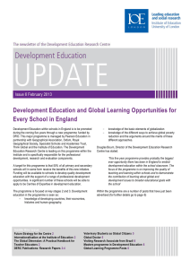 Development Education and Global Learning Opportunities for Every School in England
