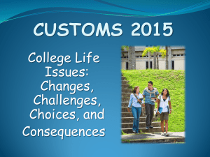 Students' College Issues Presentation