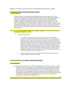 Response to GA letters concerning WCU’s PTR and TPR document...  1. (4.08 E page 25)