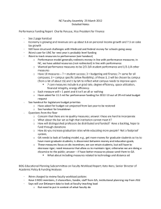 NC Faculty Assembly  23 March 2012 Detailed Notes