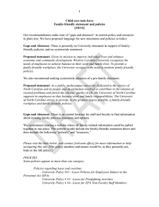 1 Our recommendations make note of “gaps and absences” in current... in plain text. We have proposed language for new statements...