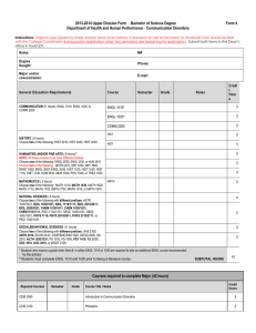 2013-2014 Upper Division Form Form 4 Department of Health and Human Performance