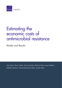 Estimating the economic costs of antimicrobial resistance Model and Results
