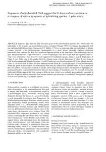 Echinoderm Research 2001, Féral &amp; David (eds.) O