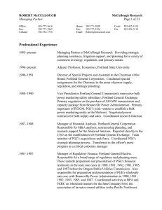 ROBERT McCULLOUGH McCullough Research Managing Partner Page 1 of 23
