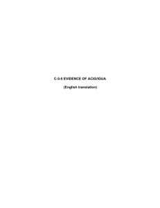 C-5-5 EVIDENCE OF ACIG/IGUA (English translation)