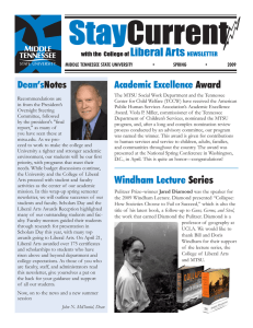 Academic Excellence Dean’s Award Notes