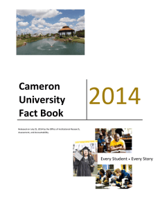 2014 Cameron University Fact Book