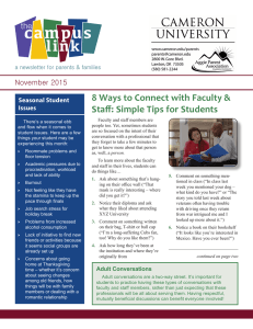 campus link 8 Ways to Connect with Faculty &amp;