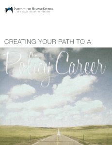 Policy Career Creating Your Path to a