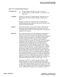 (i) Written Evidence of CAPP, Dr. Safir, p. 9, lines 2-3  (ii)