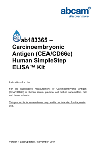 ab183365 – Carcinoembryonic Antigen (CEA/CD66e) Human SimpleStep