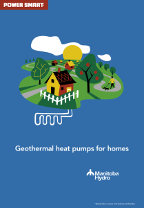Geothermal heat pumps for homes