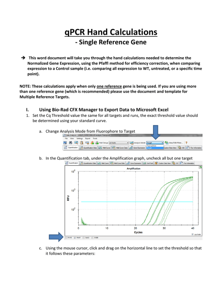 qpcr data analysis excel template