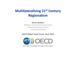 Multilateralising 21 Century Regionalism st