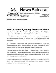 Scott’s pride: A journey ‘Here and There’