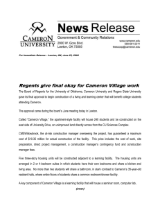 Regents give final okay for Cameron Village work