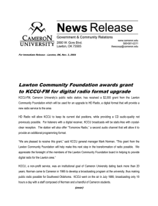Lawton Community Foundation awards grant