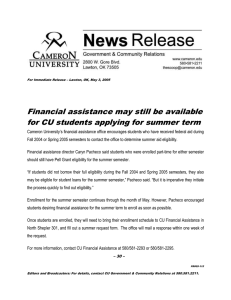 Financial assistance may still be available