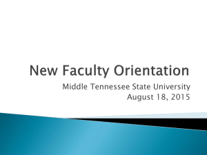 Middle Tennessee State University August 18, 2015