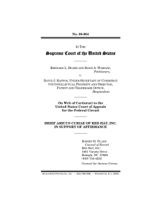 Supreme Court of the United States No. 08-964 I T