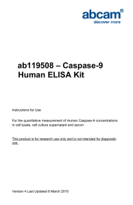ab119508 – Caspase-9 Human ELISA Kit