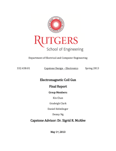 Electromagnetic Coil Gun Final Report