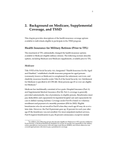 2. Background on Medicare, Supplemental Coverage, and TSSD