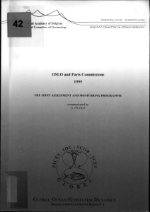 1995 OSLO  and Paris Commissions