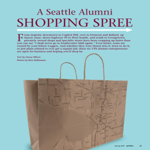 Shopping Spree F A Seattle Alumni