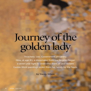 Journey of the golden lady