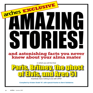 AMAZING STORIES! Paris, Britney, the ghost of Elvis, and Area 51