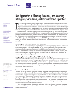 New Approaches to Planning, Executing, and Assessing