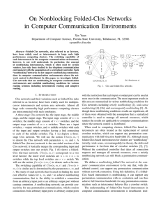 On Nonblocking Folded-Clos Networks in Computer Communication Environments