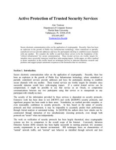 Active Protection of Trusted Security Services