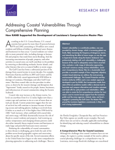 A Addressing Coastal Vulnerabilities Through Comprehensive Planning