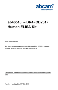 ab46510  – DR4 (CD261) Human ELISA Kit